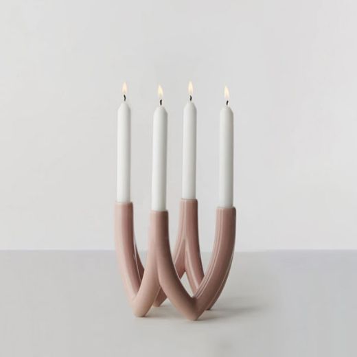 Žvakidė „Chandelier 56“, rausva paveikslėlis