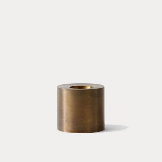 Minimalistinė žalvario žvakidė „Cylinder 28“ paveikslėlis