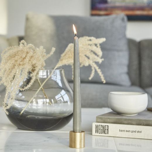 Minimalistinė žalvario žvakidė „Cylinder 28“ paveikslėlis
