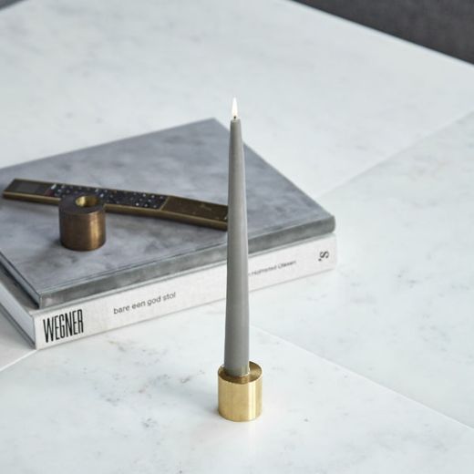 Minimalistinė žalvario žvakidė „Cylinder 28“ paveikslėlis