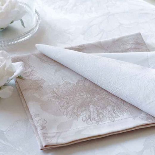 Picture of Damask Table Linen Diana, white
