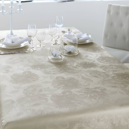 Picture of Damask Table Linen Diana, white