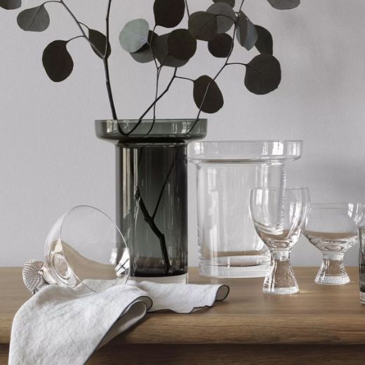 Picture of Limelight Rose Vase Sm.Grey H 230mm