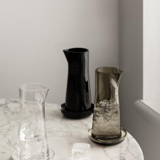 Picture of INFORMAL CARAFE WITH BOWL BLACK 100CL