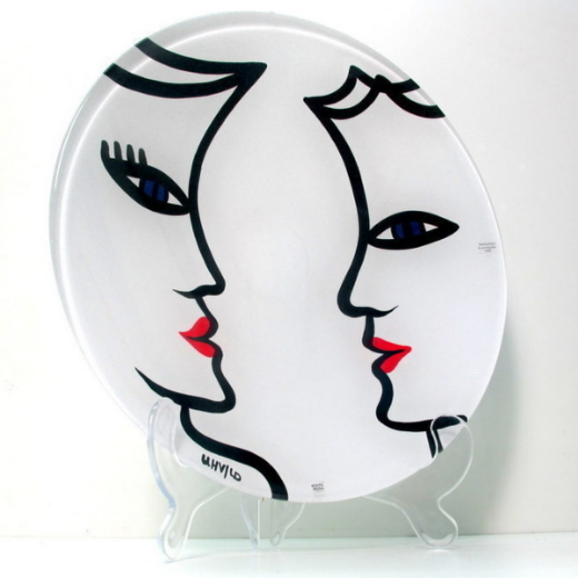 Dekoratyvinė lėkštė „Open minds“ balta, D 308mm paveikslėlis