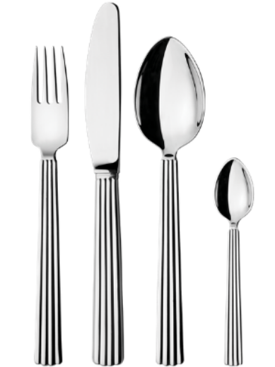 Georg Jensen stalo įrankių komplektas „Bernadotte“ 16 dalių paveikslėlis