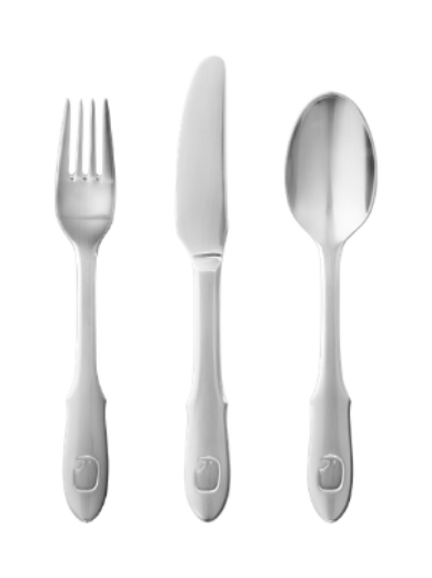 Georg Jensen vaikiškas stalo įrankių komplektas „Elephant“  paveikslėlis