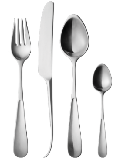 Georg Jensen stalo įrankių komplektas „Vivianna“ Mate 24 dalių paveikslėlis