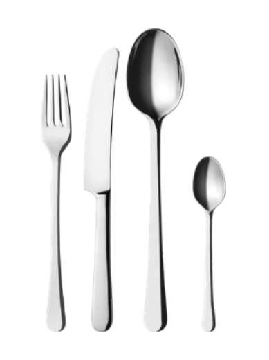 Georg Jensen stalo įrankių komplektas „Copenhagen“ Matte 24 dalių paveikslėlis