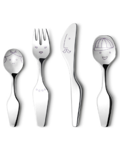 Georg Jensen vaikiškas stalo įrankių komplektas „The Twist Family“  paveikslėlis