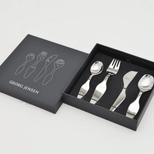 Georg Jensen vaikiškas stalo įrankių komplektas „The Twist Family“  paveikslėlis