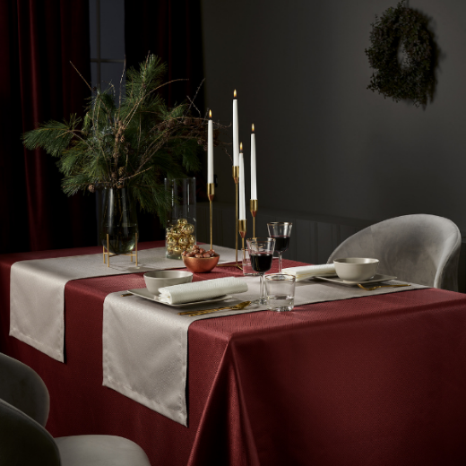 Picture of Damask Table Linen Riga