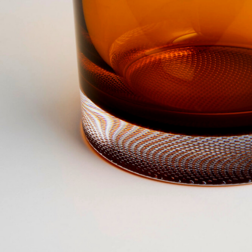 Picture of Limelight Rose Vase H 230mm, amber