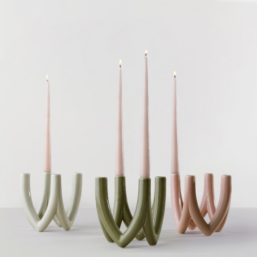 Žvakidė „Chandelier 56“, alyvuogių žalia paveikslėlis