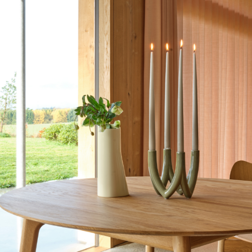 Žvakidė „Chandelier 56“, alyvuogių žalia paveikslėlis