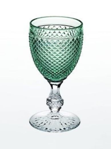 Picture of Goblet Bicos Vista Alegre Bicolor Green Top, 280 ml