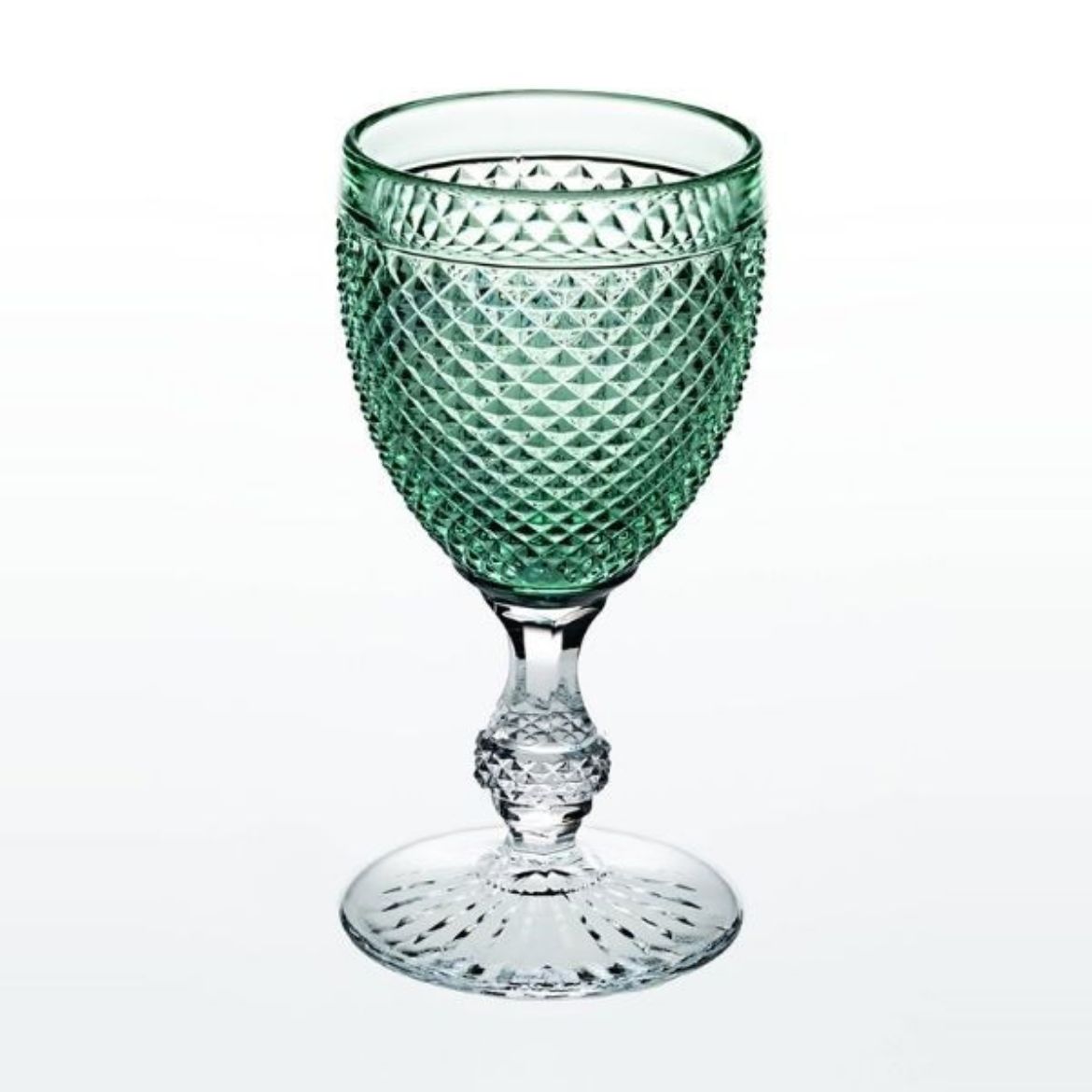 Picture of Goblet Bicos Vista Alegre Bicolor Green Top, 280 ml