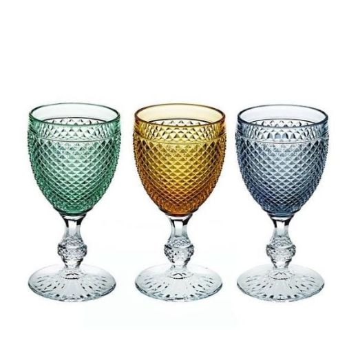 Picture of Goblet Bicos Vista Alegre Bicolor Green Top, 280 ml