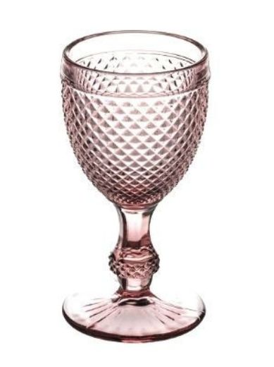 Taurė vynui „Bicos", sp. rožinė, 210 ml paveikslėlis