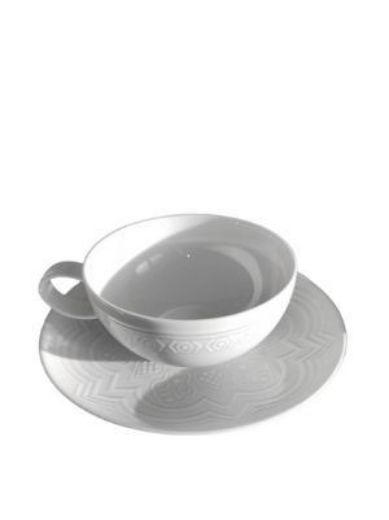 Puodelis arbatai su lėkštute  „Ornament 2", 250 ml paveikslėlis