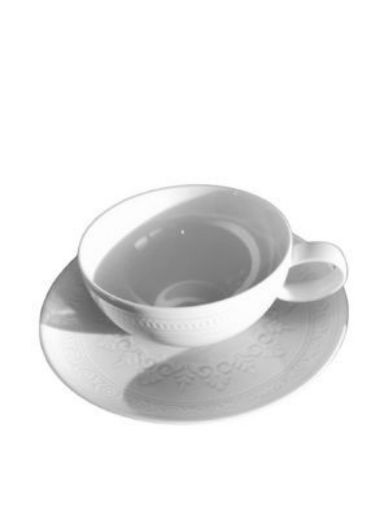 Puodelis arbatai su lėkštute  „Ornament 4", 250 ml paveikslėlis