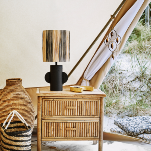 Picture of Raffia Lamp