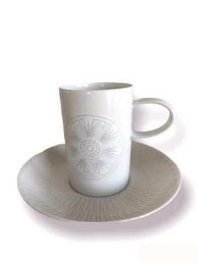 Picture of Ornament Coffee Cup & Saucer, 104 ml