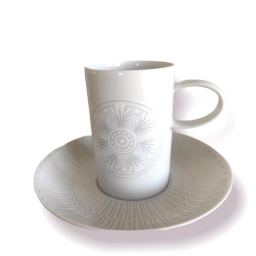 Picture of Ornament Coffee Cup & Saucer, 104 ml