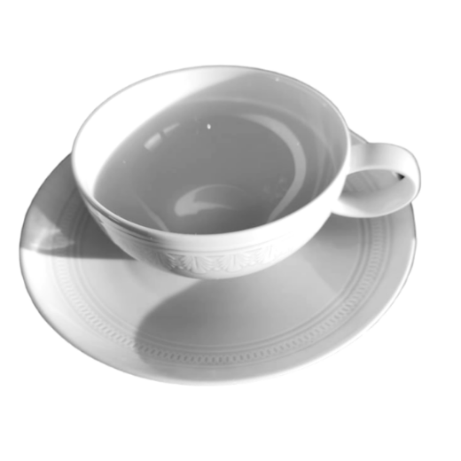 Puodelis arbatai su lėkštute  „Ornament", 250 ml paveikslėlis