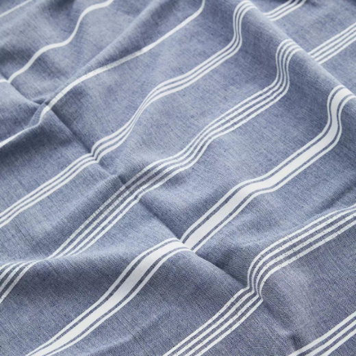 Picture of Beach cotton towel "Striped", Blue