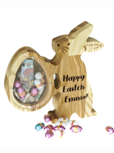 Picture of Easter Bunny Wooden Money Box