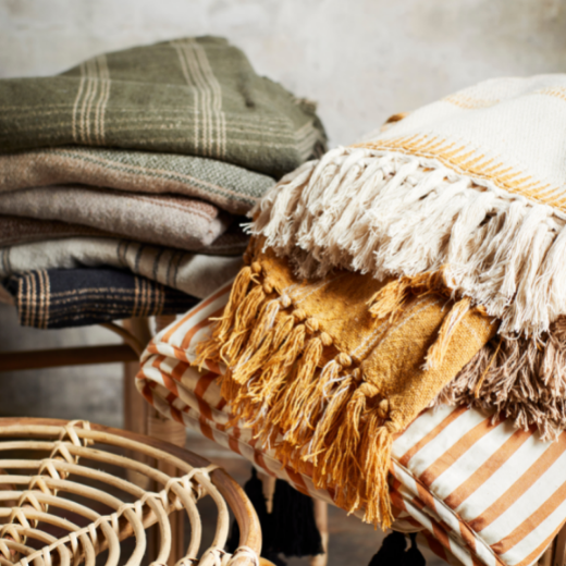 Juostuotas pledas "Boho" paveikslėlis