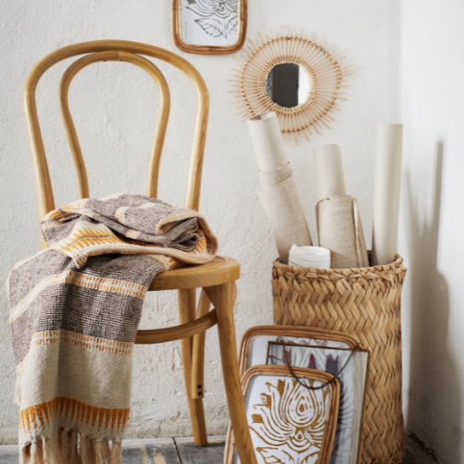 Juostuotas pledas "Boho" paveikslėlis