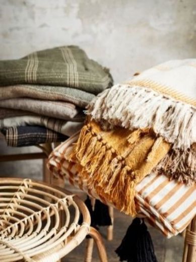 Juostuotas pledas "Boho" paveikslėlis