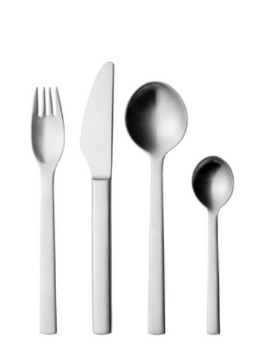 Georg Jensen stalo įrankių komplektas „New York“ 4 dalių paveikslėlis
