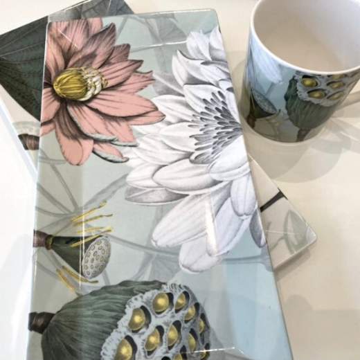 Picture of Natures Bloom Set of 2 Platters