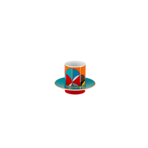 Picture of Futurismo Set of 4 Coffee Cups and Saucers