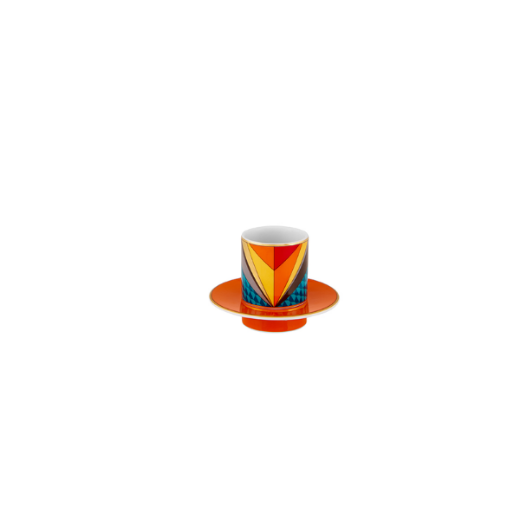 Picture of Futurismo Set of 4 Coffee Cups and Saucers