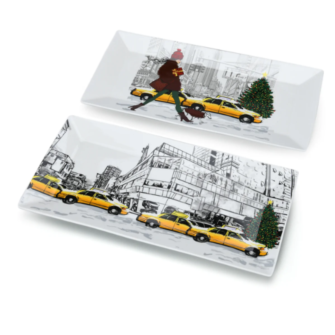 Padėklai-lėkštės „Christmas in New York City“, 2 vnt. paveikslėlis