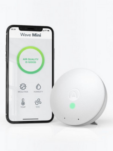Namų oro kokybės matuoklis  Airthings "Wave Mini" paveikslėlis