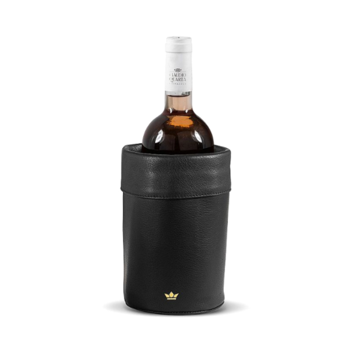 Picture of Wine Cooler, Leather, Black