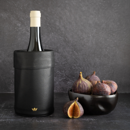 Picture of Wine Cooler, Leather, Black