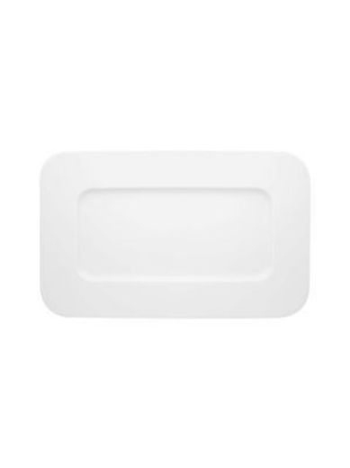 Vidutinė stačiakampė lėkštė "Silkroad White" paveikslėlis