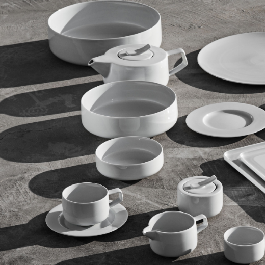 Picture of Silkroad White Dessert Plate
