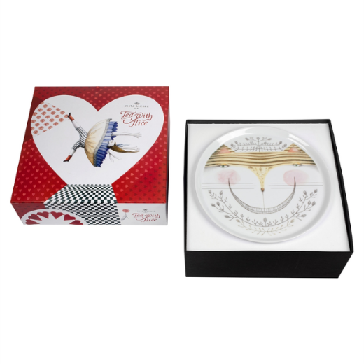 Picture of TEA WITH ALICE Large Footed Cake Plate