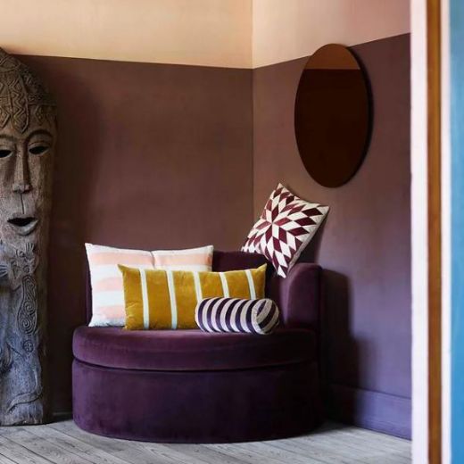 Velveto pagalvėlė „Bolster Stripe“ paveikslėlis