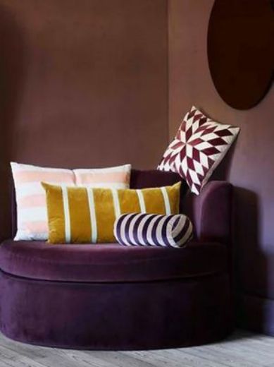 Velveto pagalvėlė „Bolster Stripe“ paveikslėlis
