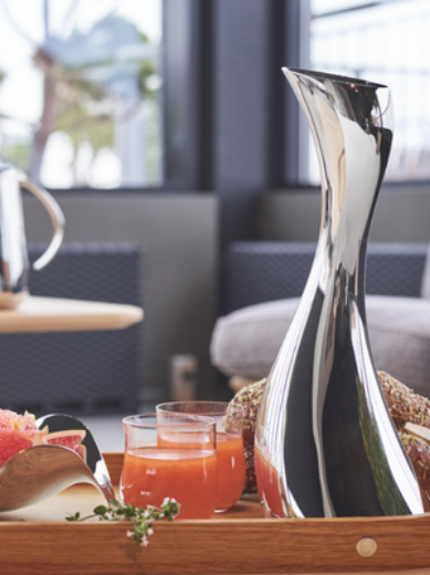 Georg Jensen ąsotis "Cobra", poliruoto plieno paveikslėlis