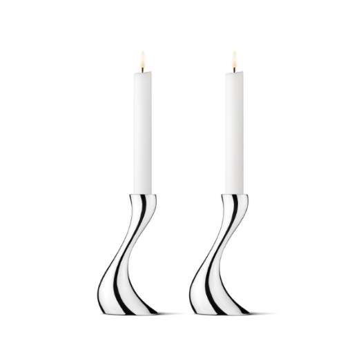 Picture of Georg Jensen COBRA candleholder, small, 2 pack