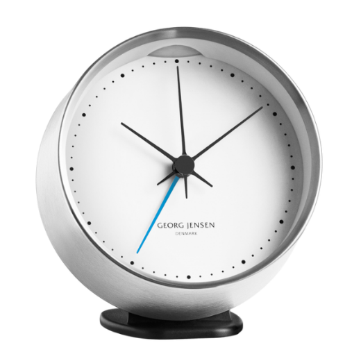 Picture of KOPPEL CLOCK w. Alarm and Holder-White, 10cm